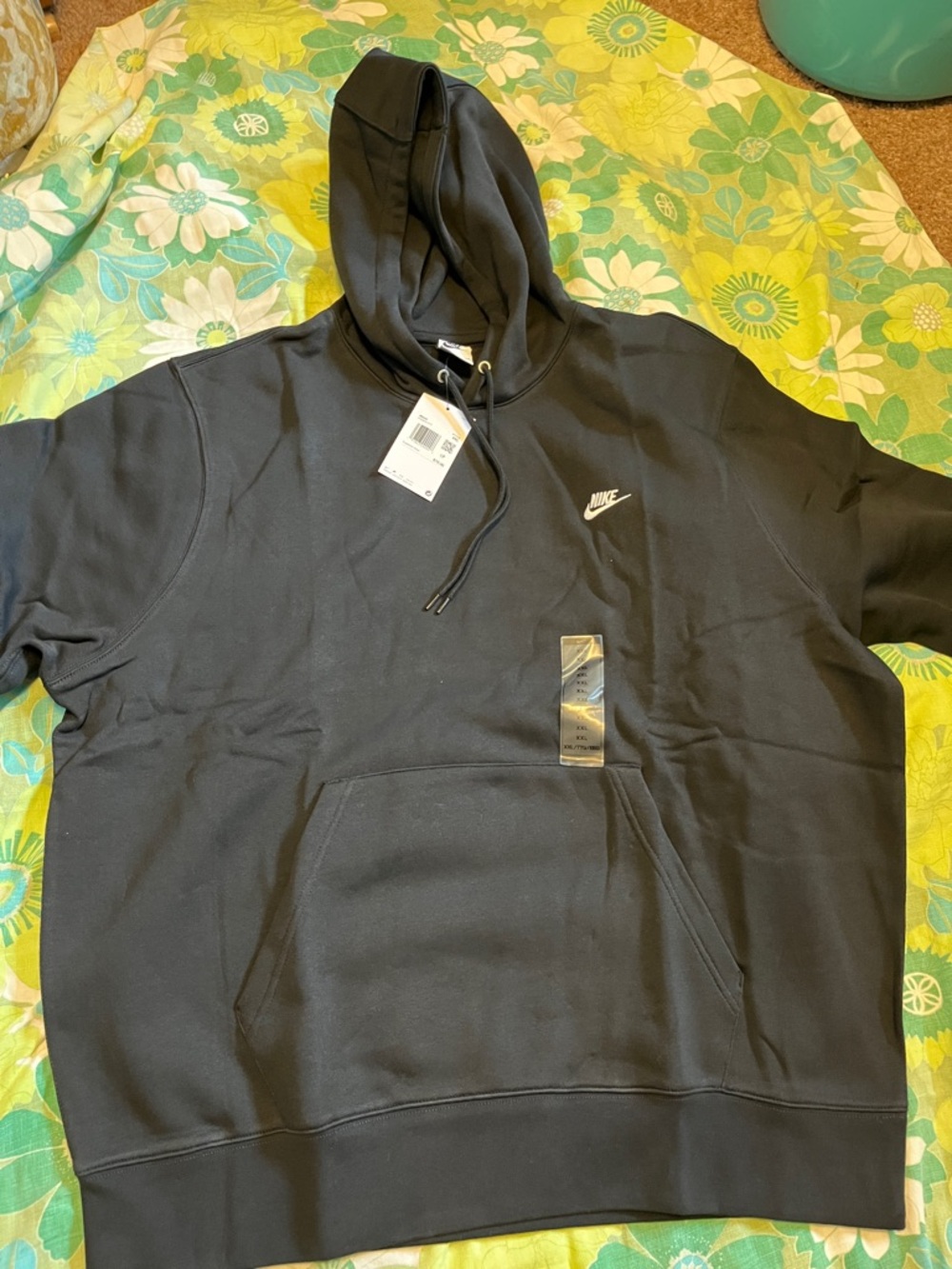 XXL Black Nike Hooded Sweatshirt